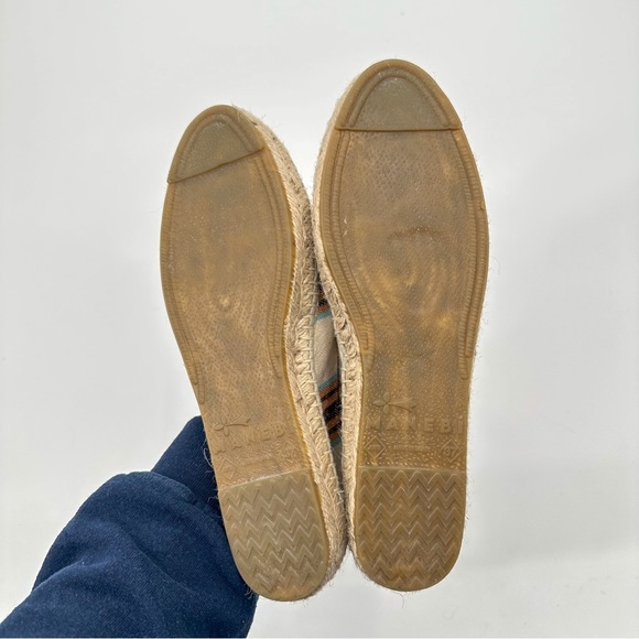 Manebi Portofino Espadrilles Slip On Flats Canvas Jute Stripe Women Size EU 37 - Picture 5 of 5